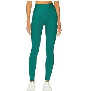 Year of Ours S Leggings Ribbed High High Risr Waist Stretch Pants $115